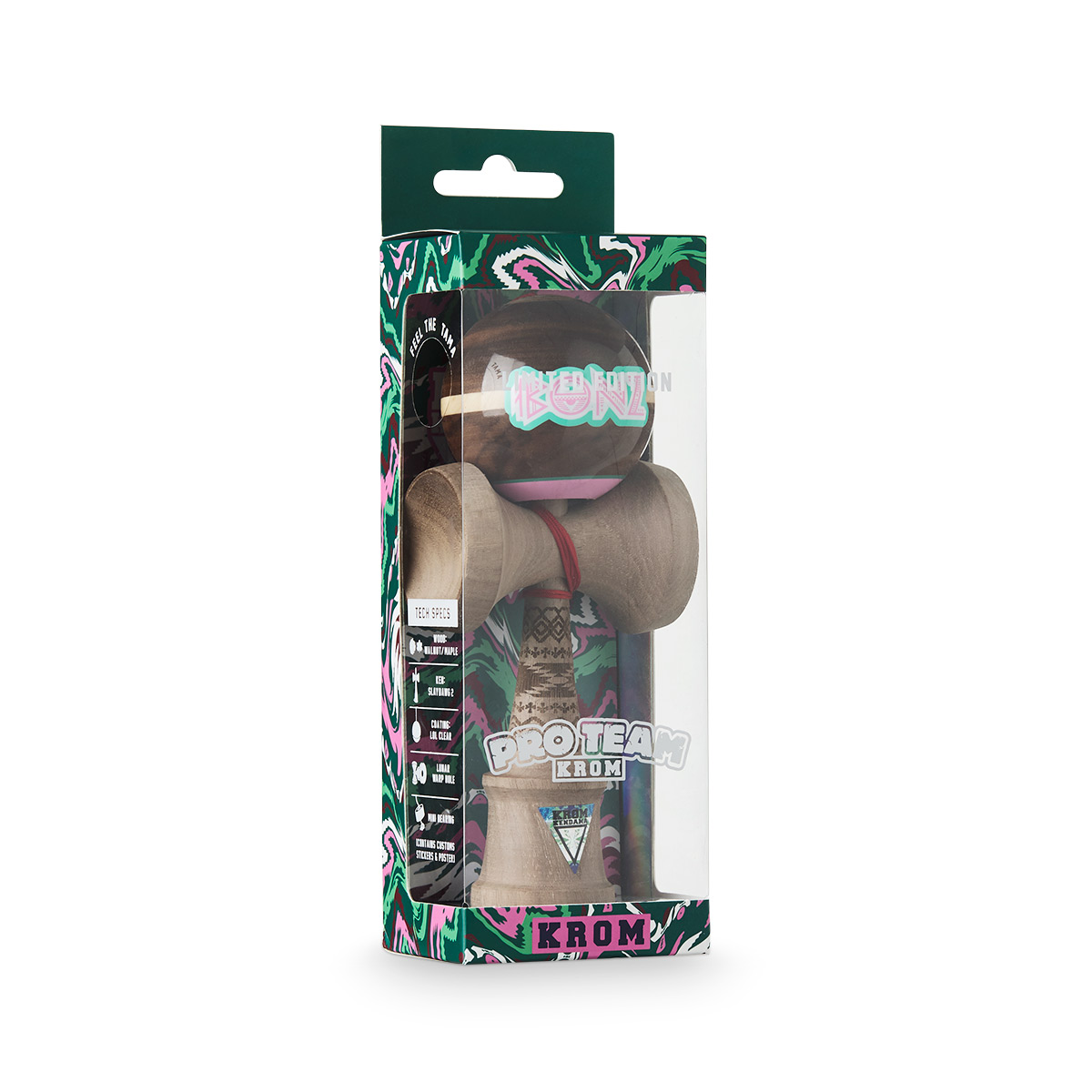 Krom Headshot PRO Walnut - Bonz -Kendama – RS Parks