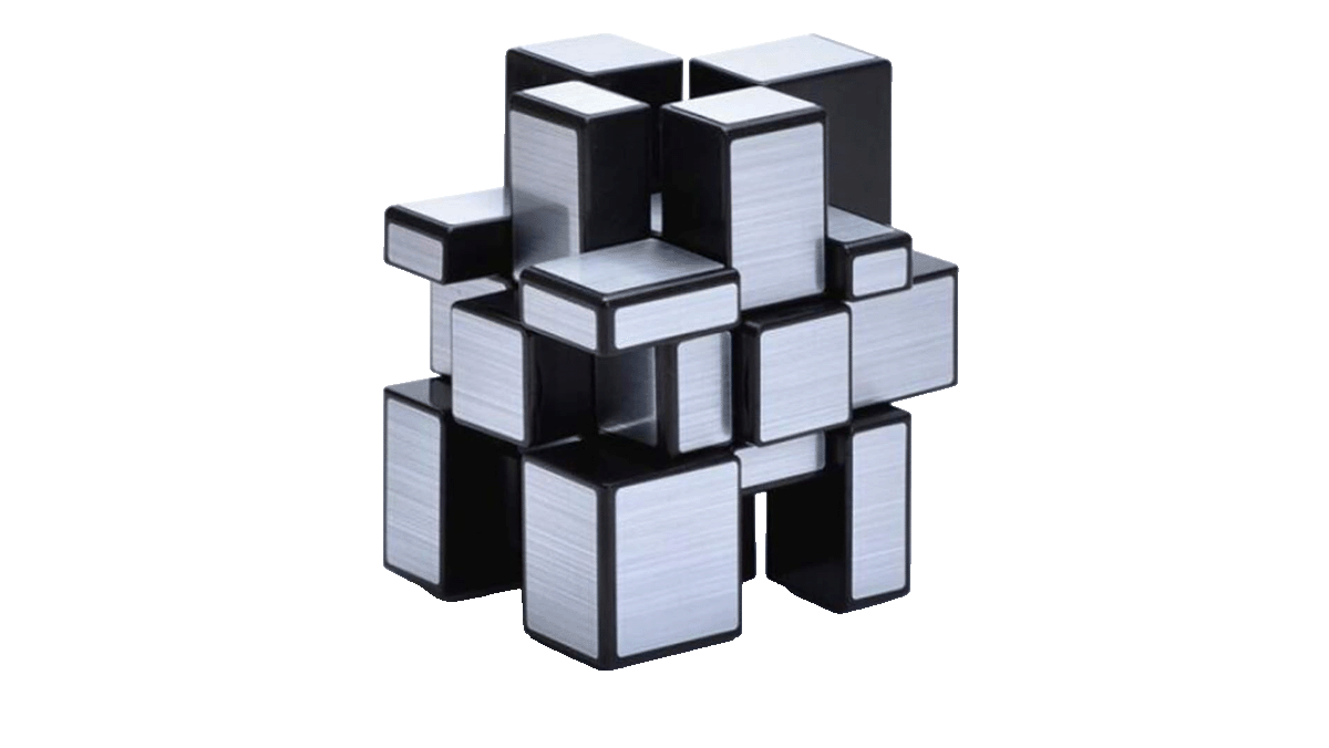 QiYi-Mirror-Blocks-3x3-Silver